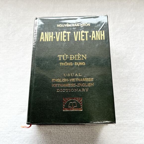 Other - Vietnamese English Dictionary Nguyen Van Khon Anh Viet Viet-Anh Usual 1987